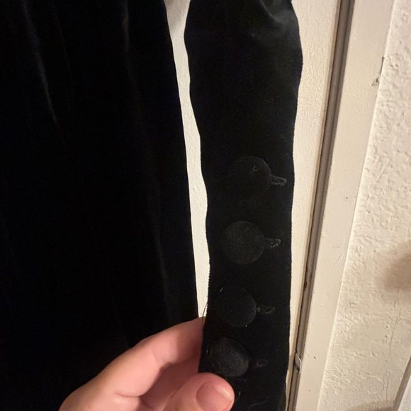 J. Peterman Classic Black Long Sleeve Dress - Picture 3 of 7